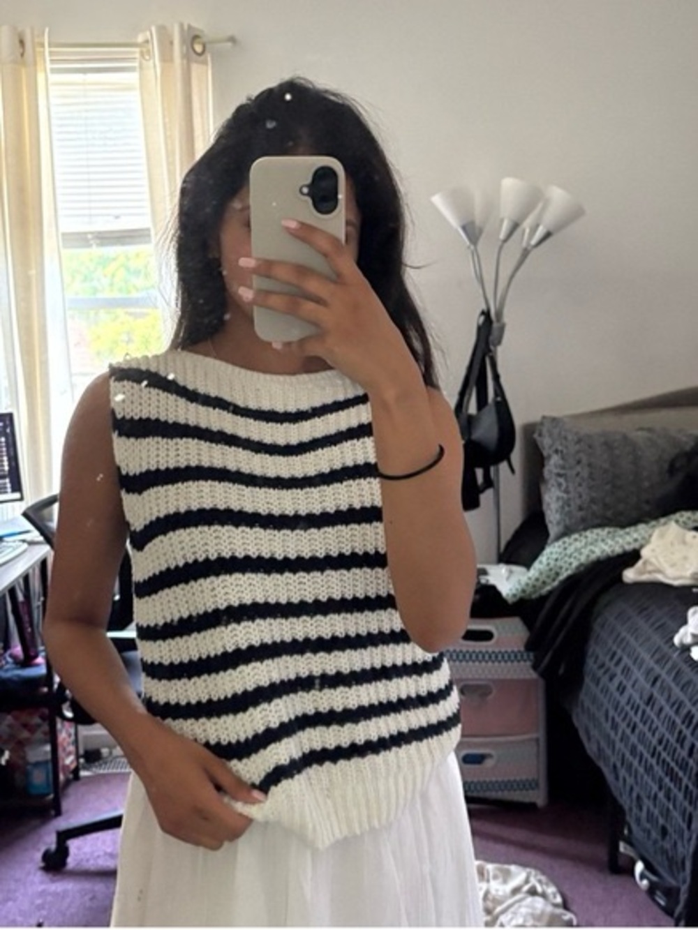 Abercrombie and Fitch Crew Sweater Shell Tank 💙